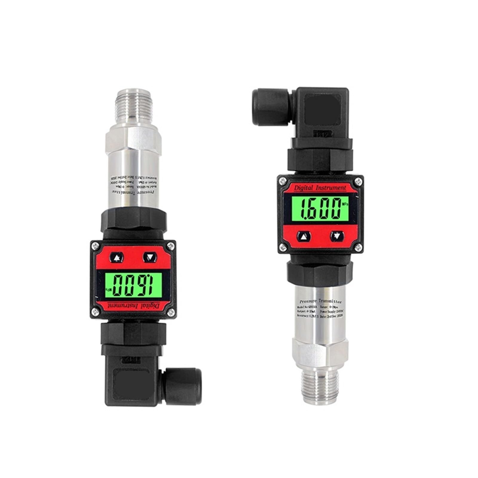 Trasmettitore di pressione 'acqua 'olio 0-5V Strumenti di misurazione della pressione Manometro 'aria Trasduttore di pressione assoluta(0-4Mpa)
