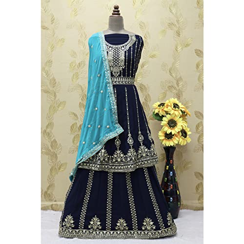 Image of SHAFNUFAB Womens Net Semi Stitched pakistani suit set for women Ladies use pakistani suit set for women And suits for women with dupatta And pakistanisuits for women kurta set