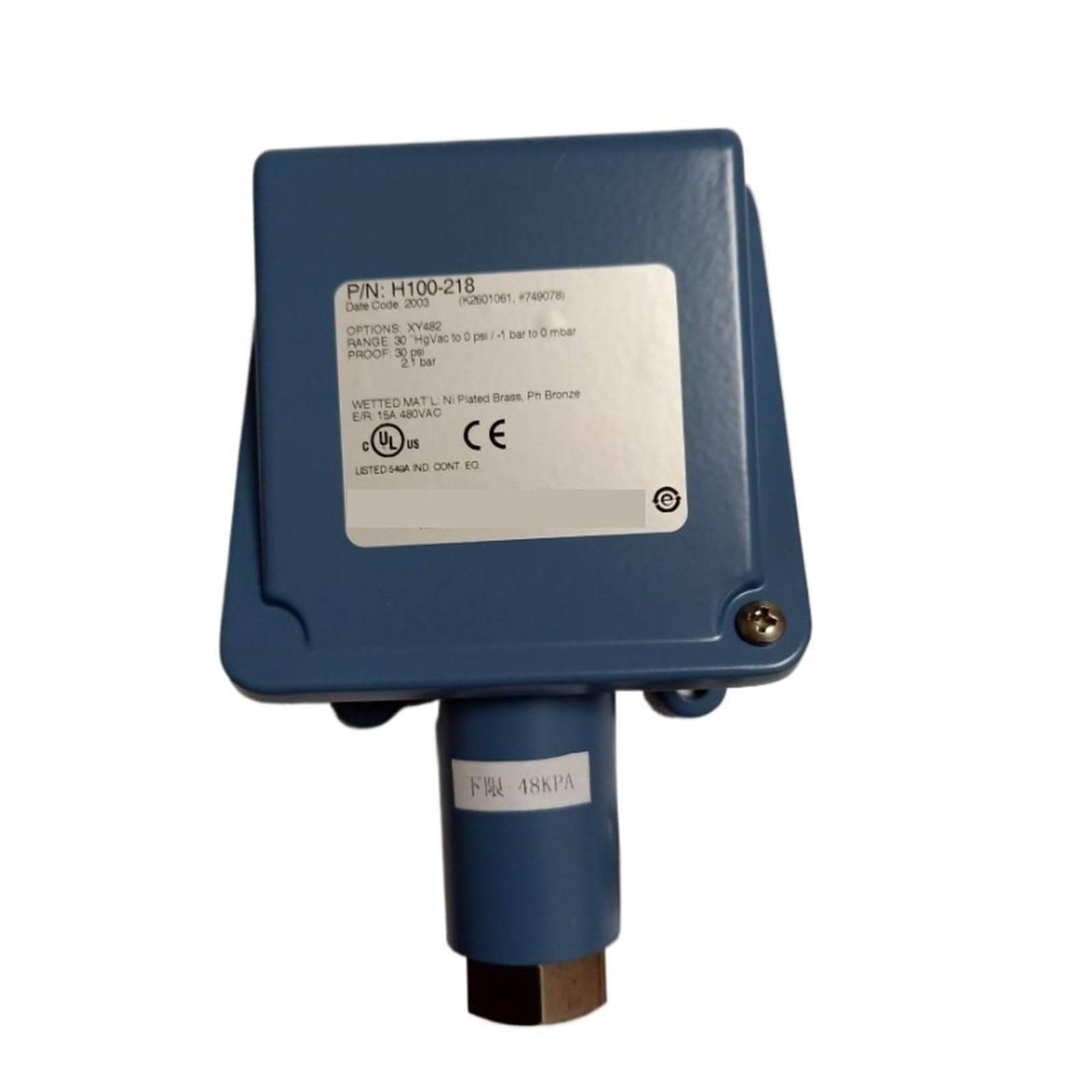Zvqysgiw One Color 1Pcs Pressure Switch/Differential Pressure Switch H100-218