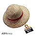 ABYSTYLE One Piece Officially Licensed Monkey D. Luffy Straw Hat Adult Anime Manga Pirate Cosplay Costume Accessories Merch Gift Beige