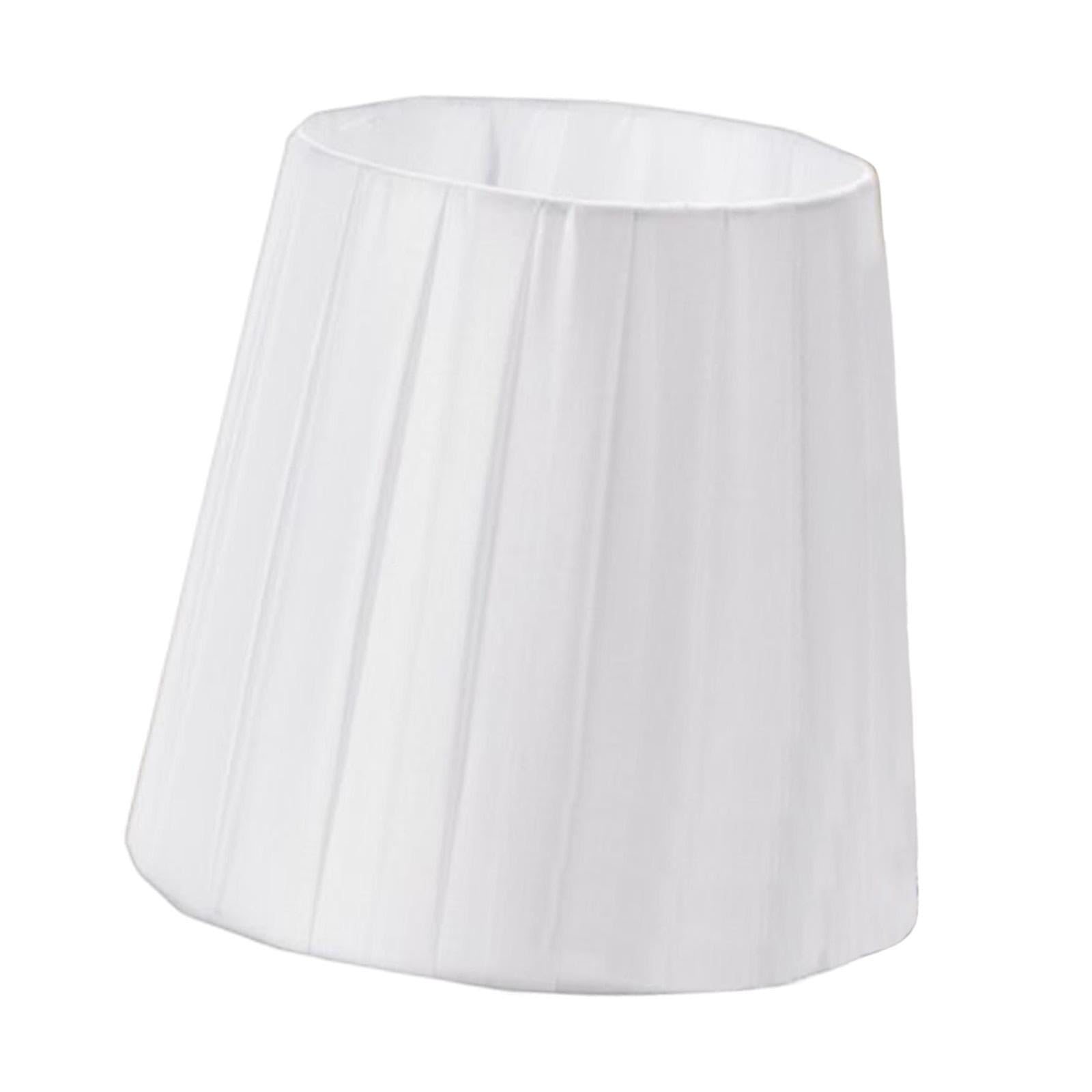 mophrati Functional Chandelier Decor Lighting Fixture Accessory Floor Ceiling Light Shade Modern Rustic Style Upgrades Desk Lamp Cover Table Lamp Shade Fabric, White, Hanging