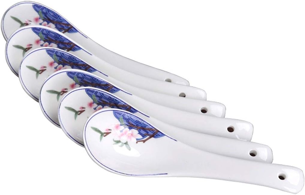 Spoons Jingdezhen Ceramic Spoon Set Household Spoon Rice Spoon Dessert Spoon 10 Pieces Bone China Small Soup Spoon Soup Spoons