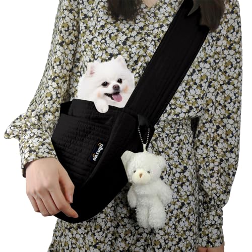 NATUYA Small Dog Carrier Sling with Adjustable Strap