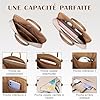 RAINYEAR Sac à bandoulière pour ordinateur portable 15,6 pouces Compatible avec Macbook Air/Pro 15-16 pouces M4 M3 M2 M1, sacoche à Main Notebook Ultrabook Chromebook 15,6 pouces pour femme, Kaki #2