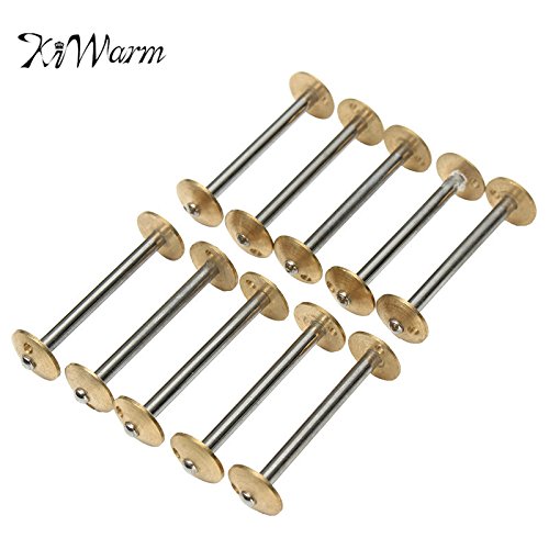 KiWarm Long Bobbins For Singer Sewing Machine Fits Models 27, 127, 28, 128 Sewing Machine Parts