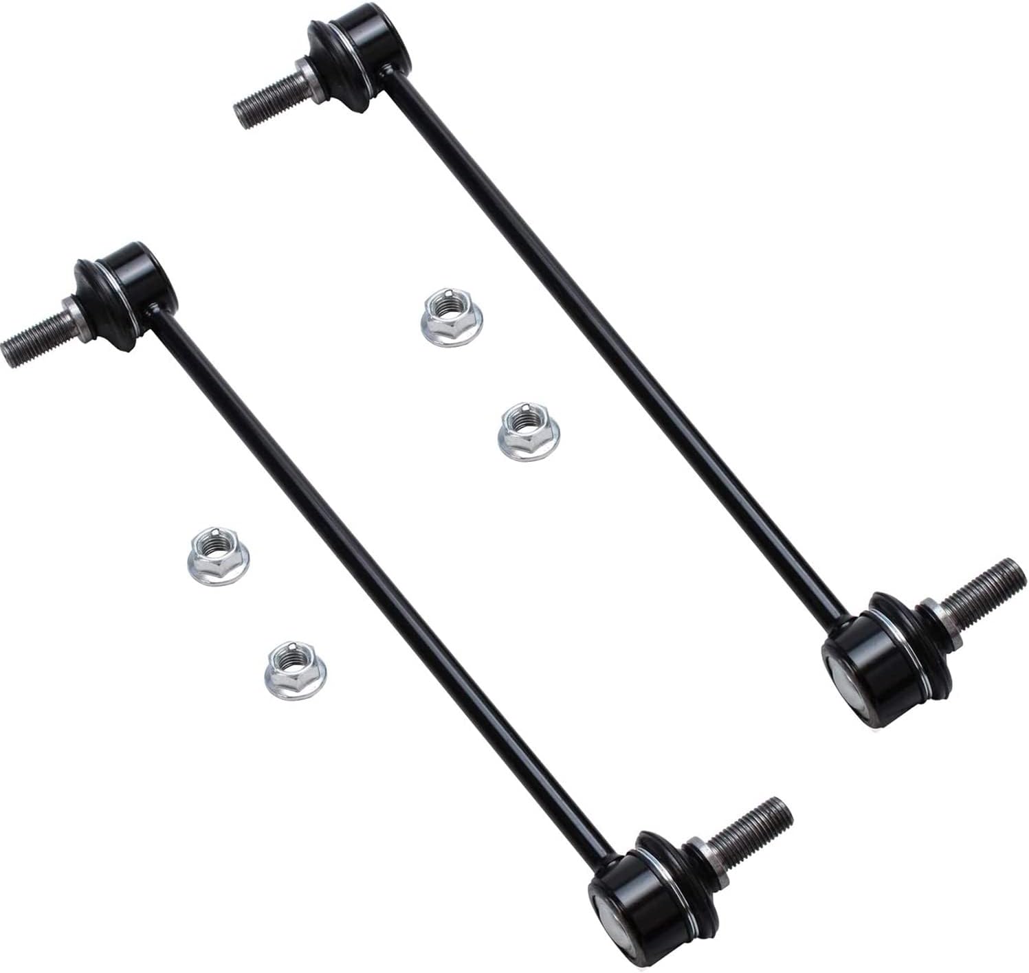 Detroit Axle - Front 5pc Rack & Pinion Kit for 07-14 Dodge Avenger Chrysler 200 Sebring, Power Steering Rack and Pinion Tie Rods Sway Bars 2007 2008 2009 2010 2011 2012 2013 2014 Replacement