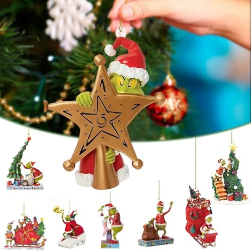 Houten kabouter decoratieve hangers voor feestelijke kerstversieringen