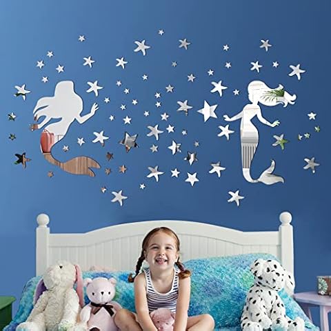 Pegatinas de pared de Sirena Tarklanda Cover