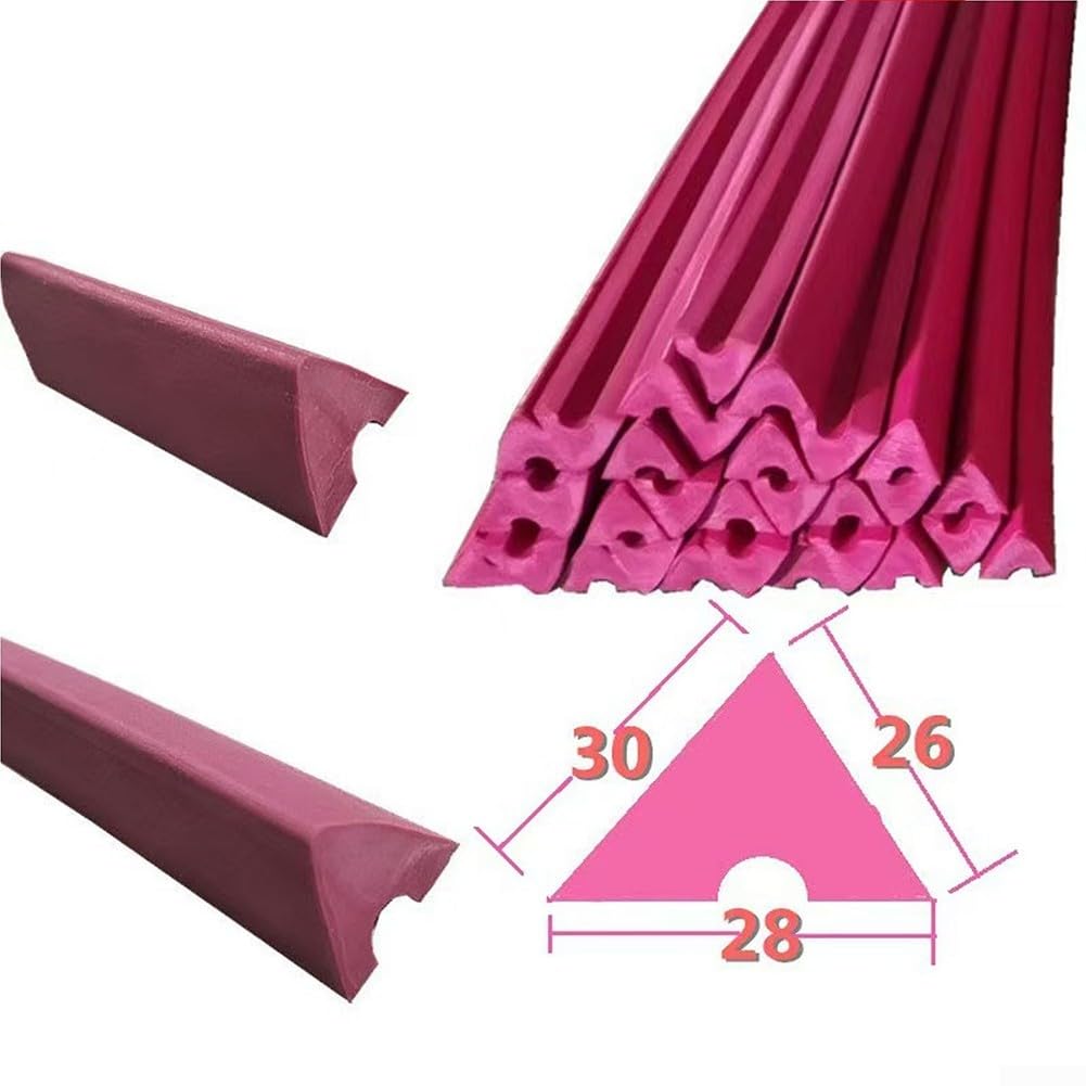 3 strisce in gomma per tavoli da biliardo da 91 cm, per prestazioni migliorate (30 x 24,5 mm)