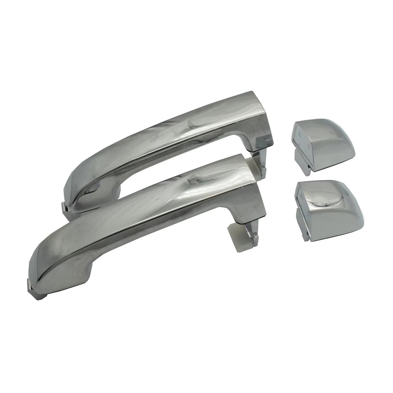 Zjyzyq One Color Car Sliding Outer Door Handle For Hyundai For Veracruz For Ix55 2007-2012Chrome Outside Exterior Door Handle(Rear Pair)
