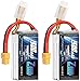 Produktbild Zeee 3S LiPo Akku 11,1V 120C 1500mAh mit XT60 Stecker für UAV Drones FPV Rennrad Quadcopters Flugzeug Hubschrauber RC Boot RC Auto (2 Packungen)