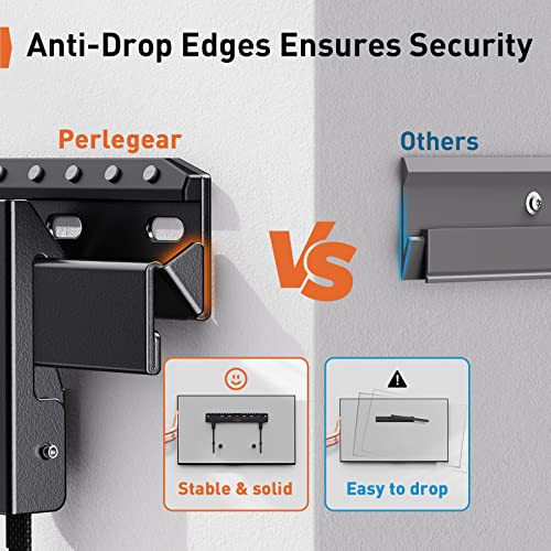 Perlegear Studless Tv Wall Mount For Most 24-55 Inch Tvs Up To 100 Lbs, Heavy-Duty No Drill Tv Mount, Drywall Tv Bracket With Max Vesa 400X400Mm, No Stud, Easy Install, Low Profile, Pgmt7 #TOP2