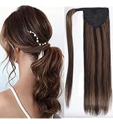 Tinashe Ponytail Human Hair Extensions Clip In Ponytail Hair Extension Real Human Hair Long Strai...