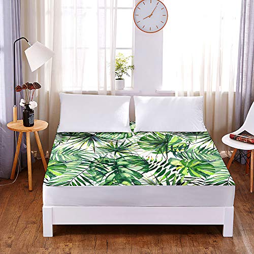 Drap housse microfibre antidérapant de qualité supérieure motif 3D jungle - 5