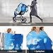 Baby Car Seat Canopy Cover for Mom, Soft Breathable Nursing Breastfeeding Covers Multi Use Stroller Sun Shade Newborn Shower Gift，Cruise Ship