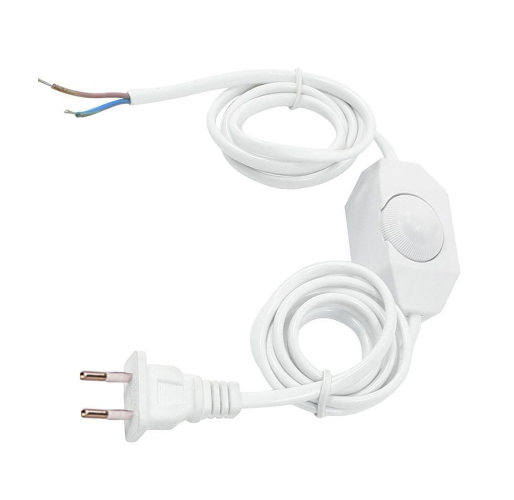 Futaba Lamp Switch Dimmer with Line EU Plug, 1.8 m, White 1