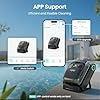 AIPER Scuba X1 Cordless Pool Robot with Powerful Suction, Double Filtration and Wireless Charging Dock, Floor/Wall/Waterline Cleaning, 185 Mins Runtime for Above & In-Ground Pools, Dark