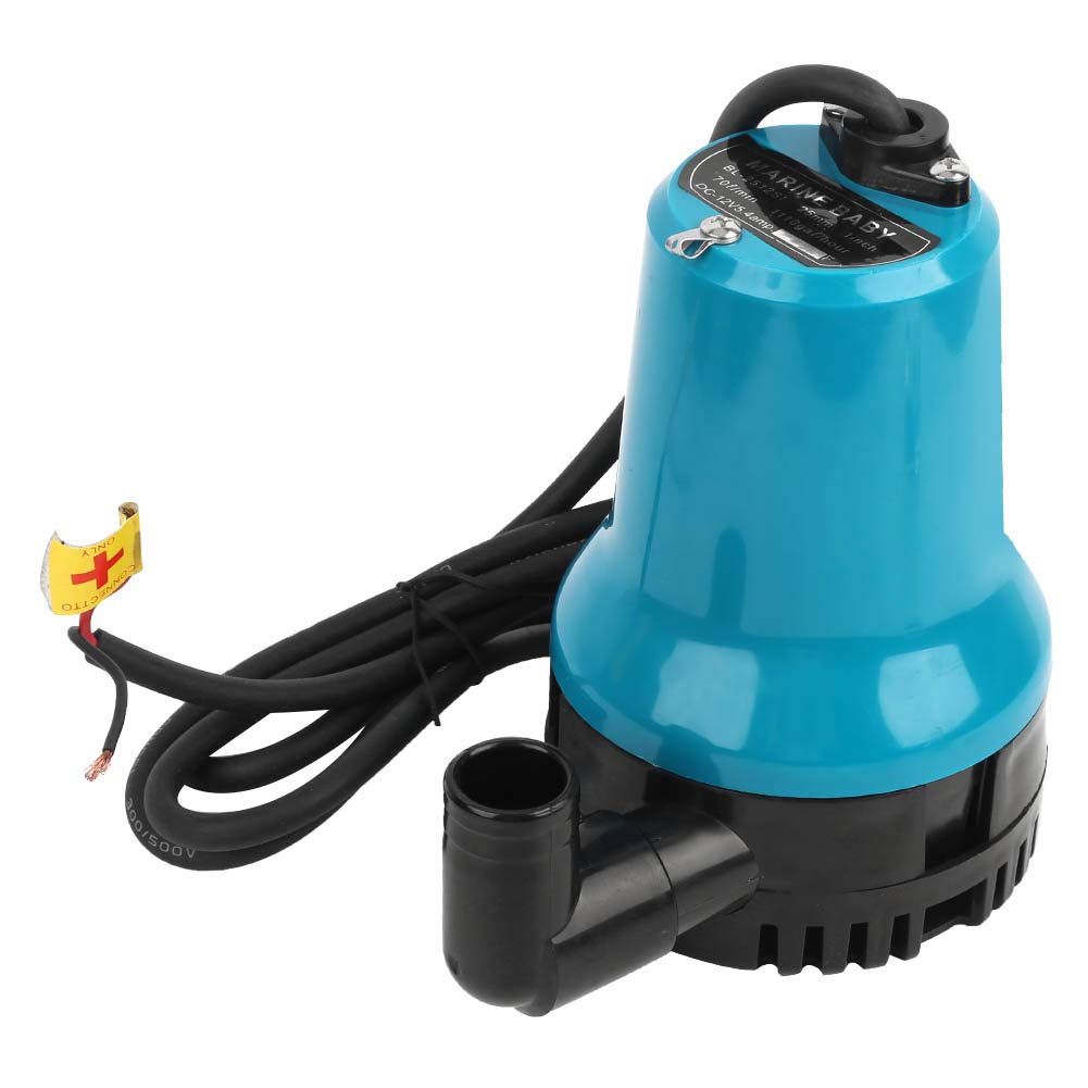 Bomba de Agua de CC, Bomba Sumergible, Duradera, Ligera, de Alta Eficiencia para Acuario, Pecera, 24V/12V (24V)