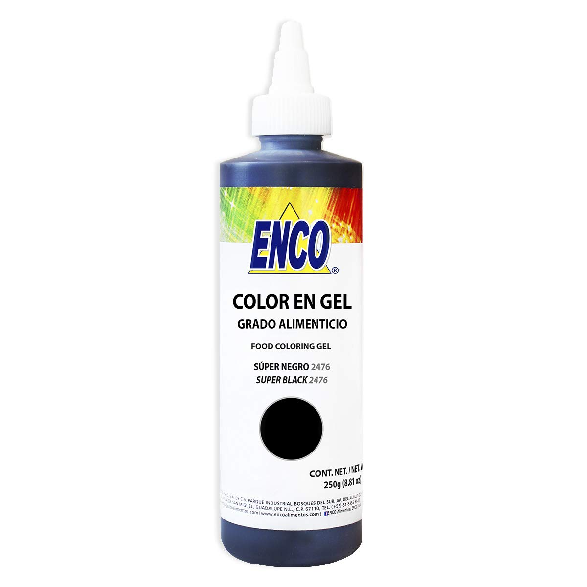 ENCO Gel Food Coloring 8.8 oz (Super Black)