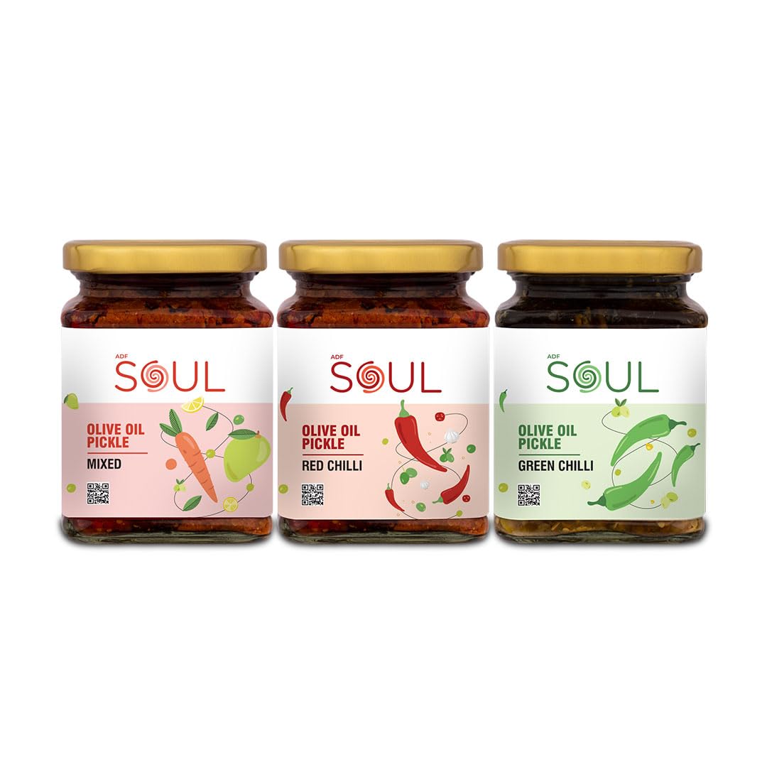 See full amazon price history chart for Soul Combo Pack Of 3 In Olive Oil Mix Pickle 275g with Red Chilli Pickle 265g and Green Chilli Pickle 265g - A Fiery Fusion Infused with Premium Olive Oil Soul Combo Pack Of 3 In Olive Oil Mix Pickle 275g with Red Chilli Pickle 265g and Green Chilli Pickle 265g - A Fiery Fusion Infused with Premium Olive Oil (B0CR1HNQ4V) Amazon Price History, Amazon Price Tracker