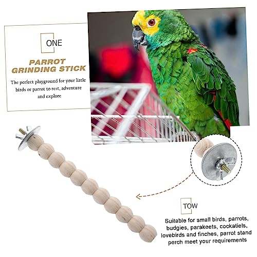 Wooden Playset Bird Toy Birds Toys Bird Perch Wooden Toys Bird Perches For Cockatiels Bird Standing Rod Parakeet Perch Xuan Feng Long Tail Parrot Wooden Perches For Birdcage #TOP14