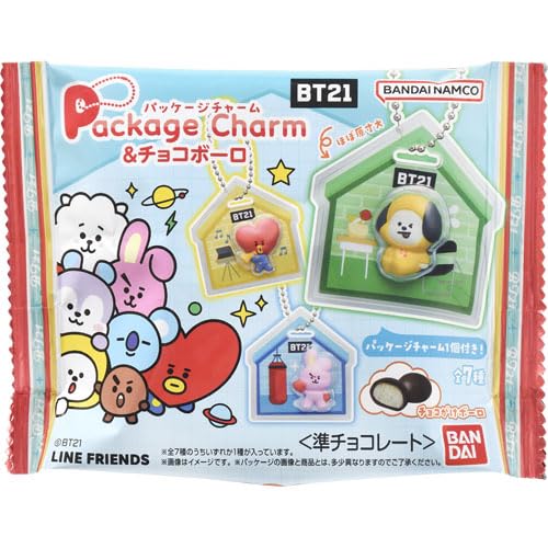 Amazon | バンダイ(BANDAI) BT21 パッケージチャーム＆チョコボーロ 準