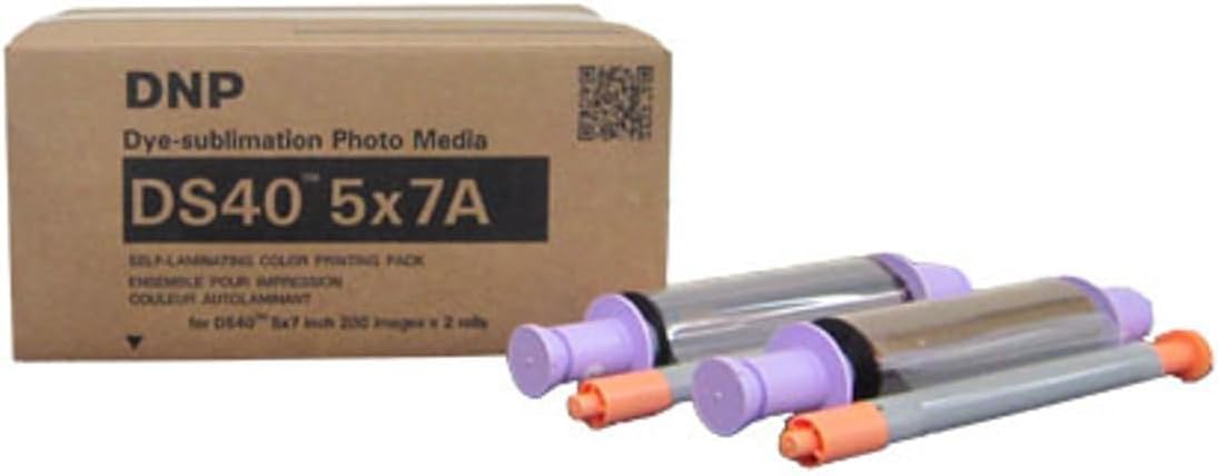 DNP DS40 5x7 Dyesub Printer Paper, 400 Glossy Prints