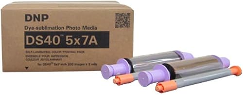 Miniatura 4 de Paquete de 2 DNP 2 x 5 x 7 pulgadas para impresora de fotos a color de sublimación DS40, 230 impresiones por rollo (920 impresiones)