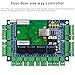 TCP/IP Network 1/2/4 Doors Access Control Panel Wiegand 26-40 Bit , with Software and SDK, Remote Monitoring, for Office/Gate/Industria (4 Door Control Panel)