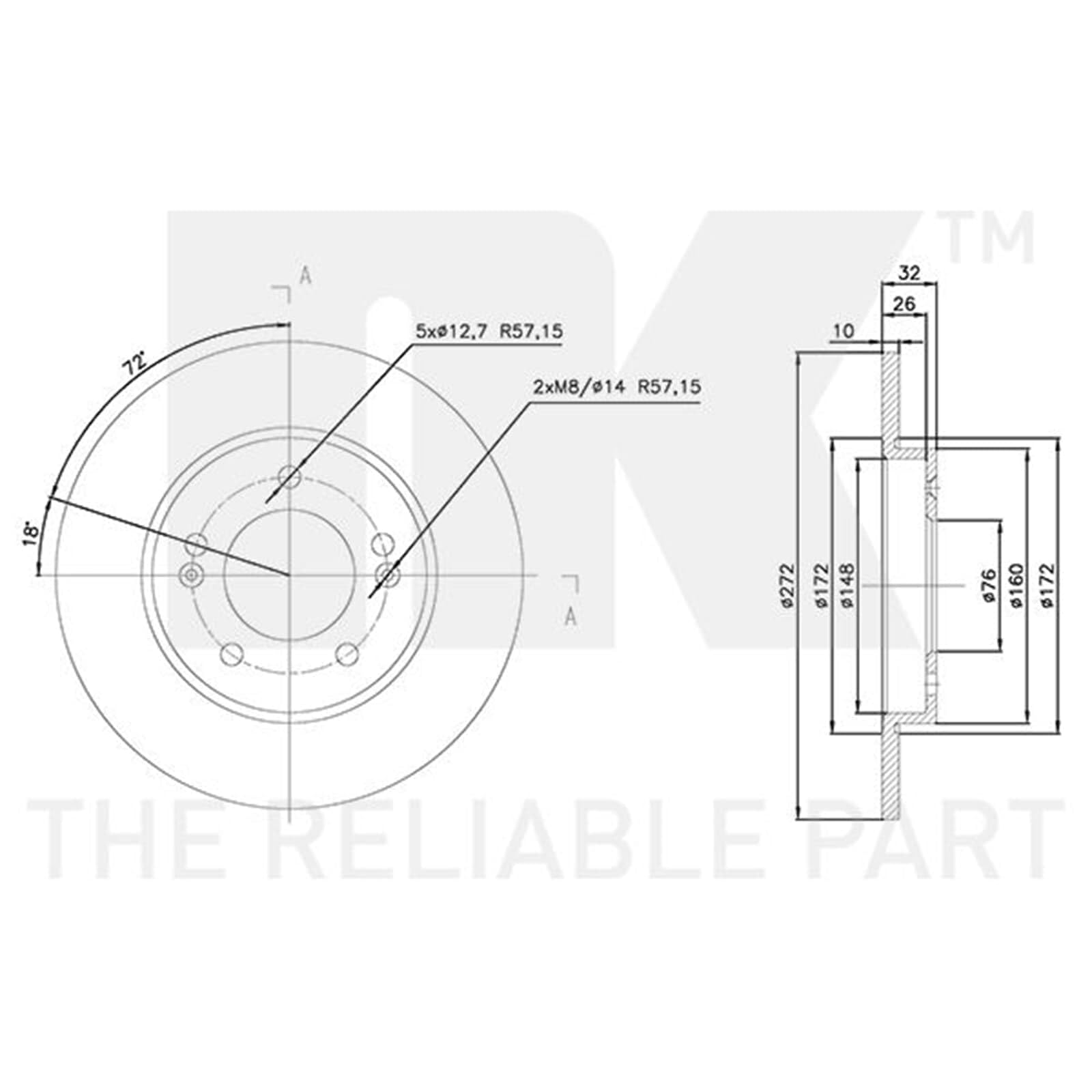 NK Bremsscheiben + Beläge hinten
