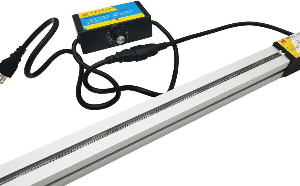 TECHTONGDA 48 Inch Lightweight Acrylic Bending Machine 110V Acrylic PVC Plastic Bender, PVC Plastic Strip Heater Bender with 1-6mm Heating Thickness for Sign Making