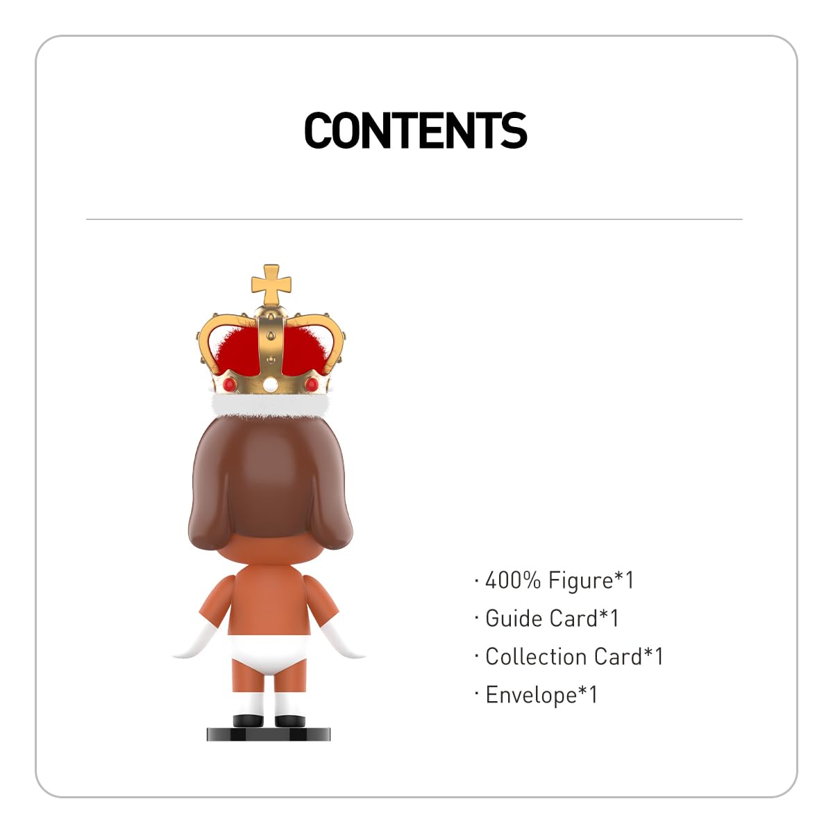 POP MART MEGA Crybaby 400% The Queen of Broken Heart Figures Anime Actionfiguren Sammelfiguren Sammler Kunstspielzeug Spielzeug Figuren Geschenk 1PC