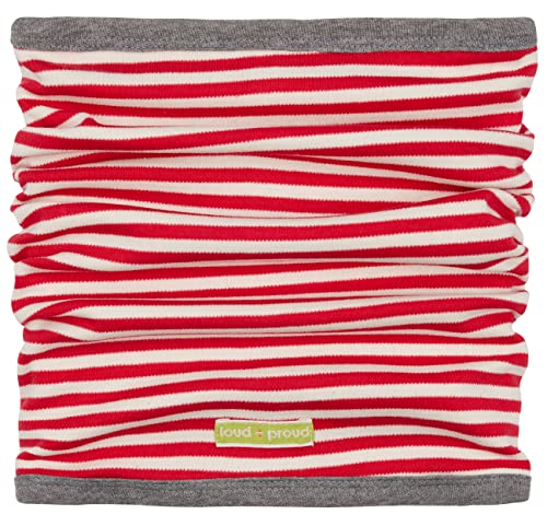 Bufanda de manguera loud + proud para niños tubular reversible unisex de algodón