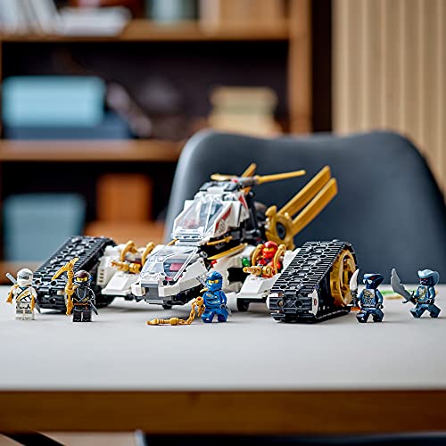 NINJAGO Legacy Ultra Sonic Raider 71739 Building Kit with a Motorcycle, Plane and Collectible Minifigures; New 2021 (725 Pieces) - Lego - Immagine 5