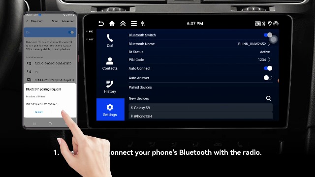 Amazon.com: [4G+128G] Android 15 Car Radio Compatible with