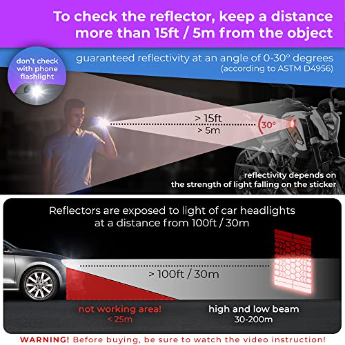 image for LOOM Reflective Stickers | 67pc Prismatic Blu | Reflective Stickers fo