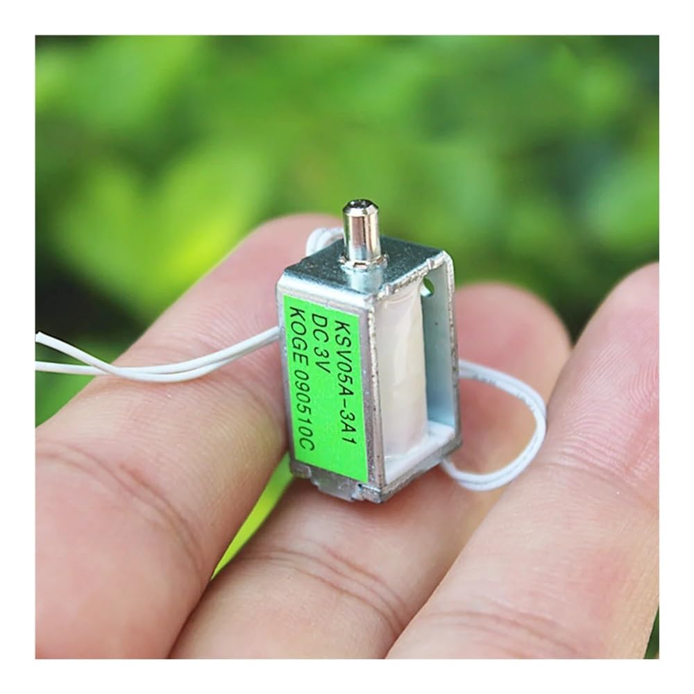 HUJWLBWF 5PCS Normally Open DC 3V 5V Solenoid Valve Exhaust 1-position 1-way Control Switch for Electronic Monitor motor