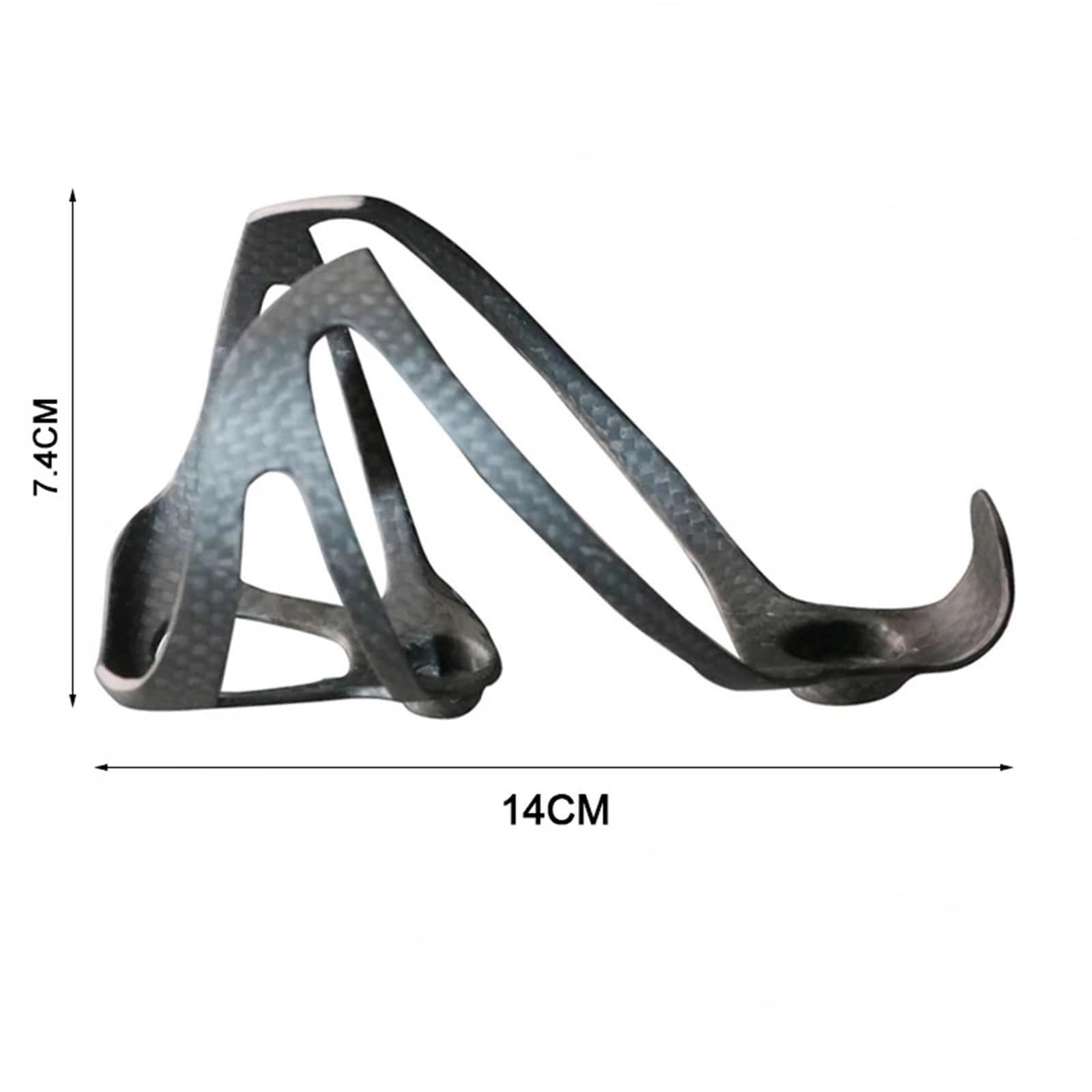 Portaborraccia bici effetto carbonio Portabottiglie da bicicletta in fibra super leggera strada/mountain bike, ciclismo, portaborracce, opaco lucido(3K GLOSS 2PCS)