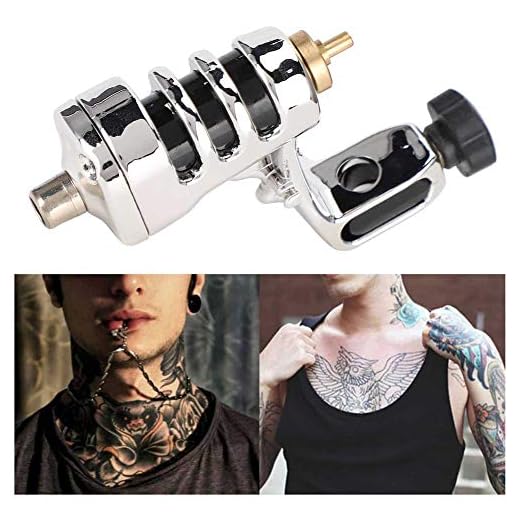Máquinas de Tatuaje Kits, Máquina de Tatuaje Strong Power Motor Tattoo Liner Shader para Body Art Attoo Liner Shader Machine para Tatuadores (Plata)