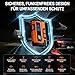 JDMCAR Starthilfe Powerbank für Pkw, 5000A 12V Auto Starthilfe Powerbank, Jumper Starter Powerbank mit LCD Bildschirm & LED Taschenlampe, Autobatterie Booster, für bis zu 9L Benzin & 8.5L Diesel MB