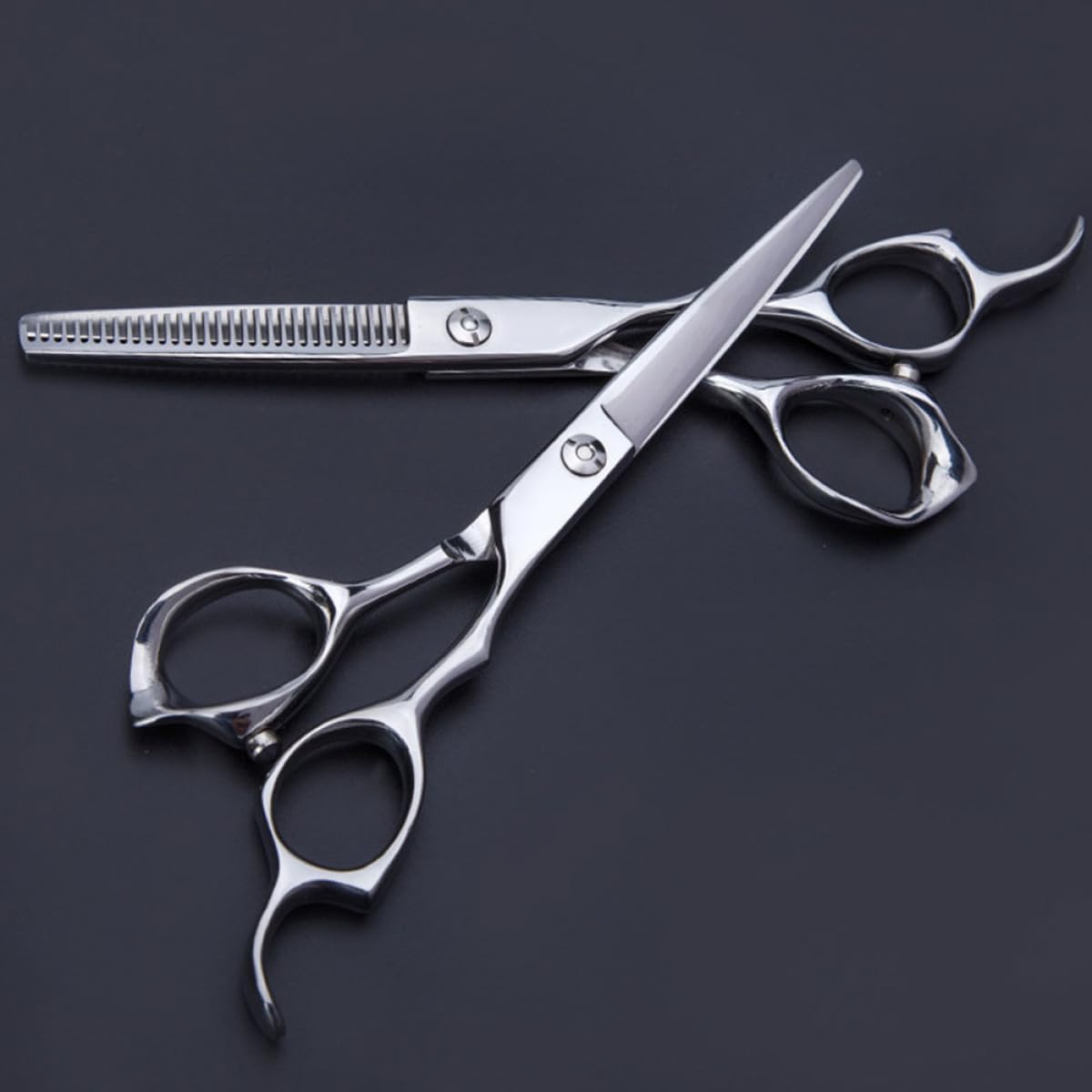 UKCOCO Tijeras Para Cortar El Cabello Tijeras De Acero Inoxidable Herramientas Para Cortar y Peinar El Cabello Sin Aceite Para Uso Peluquería o Barbería