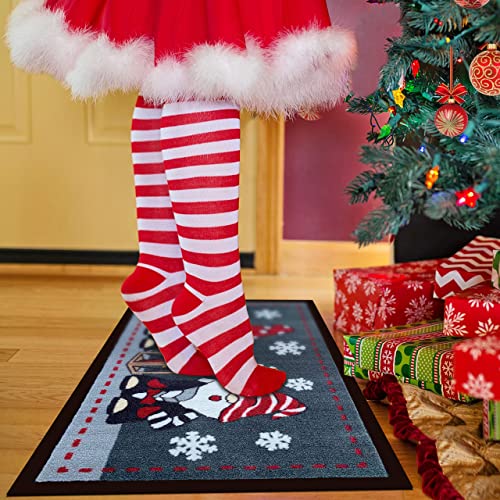 ubdyo Doormat - Holiday Christmas Outdoor Mat - 30’\' x 18\'’ - Non-Slip Absorbing Christmas Welcome Mat Indoor - Door Mats Outdoor - Christmas Door Mat - Christmas Door Mat Indoor Entrance