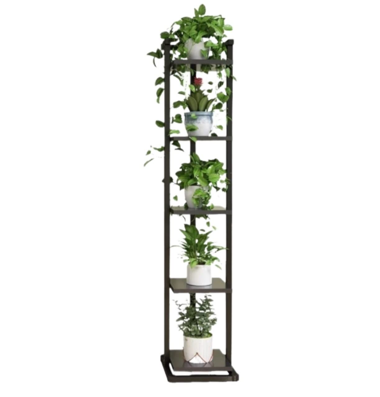 DFGHNBVC Plant Stand Plant Shelves Flower Holder Tiered Flower Shelf Metal Iron Plant Stand Freestanding Plant Display Rack For Outdoor Indoor Flower Stand Plant Shelf Plant Rack,B-145 * 30 * 30Cm