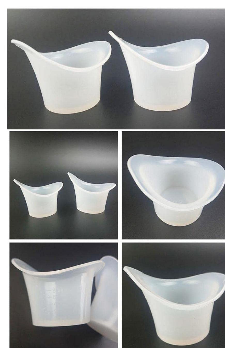 Lavaggio Morbido Tazza di Plastica di Lavaggio della Tazza con Oftalmico Lavaggio Oculare Lavaggio Oculare Coppa 8ml Eye Care Soluzione di Lavaggio Cup