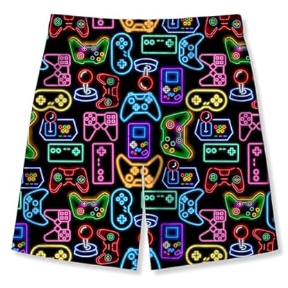 BFUSTYLE Kids Boys Swim Trunks Mesh Lining Water Resistant Beach Shorts 5-14 Years - Image 3