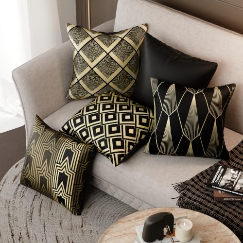 Image of Stoa Paris Cushion Cover Set of 5, Home Decor for Sofa, Bed & Living Room, Digital Printed Cushion Cover 16 Inch x 16 Inch, Soft Touch Finish, Hidden Zip Closure, Charlotte's Empire - Charlotte