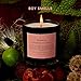 Boy Smells Prunus Candle | 50 Hour Long Burning Candles | All Natural Beeswax & Coconut Wax Candle | Luxury Scented Candles (8.5 oz)