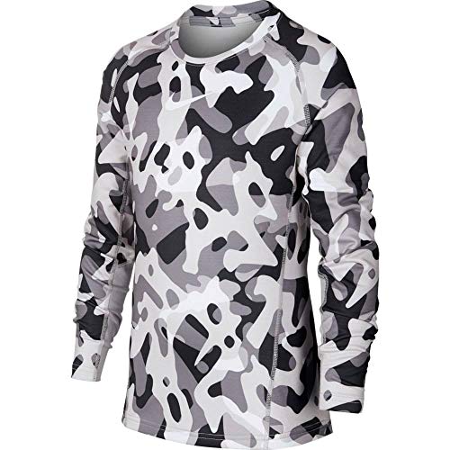 Nike Pro Warm Boys Long Sleeve Camo Shirt X-Large