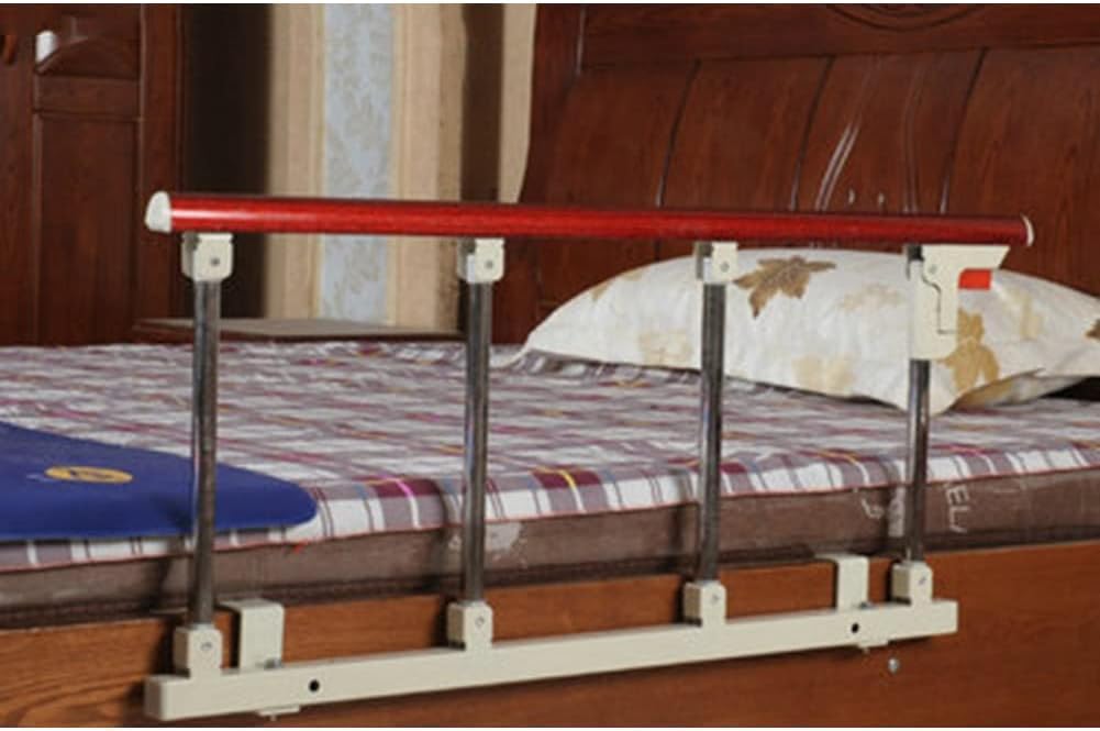 Barre d'assistance de lit rabattable en inox avec sécurité anti-chute intégrée