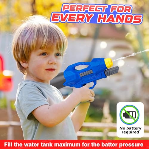 Image of Zest 4 Toyz Holi Pichkari Water Gun for Kids High Pressure Pump Action Water Gun with Holi Combo 100 Balloons and 1 Pkt Holi Color for Holi Summer Outdoor Fun for Boys and Girls- Assorted